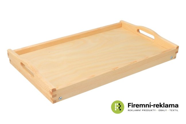 Wooden bed serving table 50x30 cm