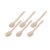 Wooden spoon 23 cm - 6 pcs in a package