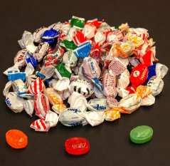 Double twist candies - bow