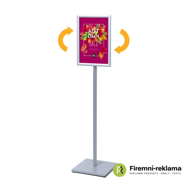 Single & Double sided Sign Post - Colour: silver, Variant: CAPOA3G25, Media Size: A3, Profil rámu: 25 mm, Typ rohů: Mitred Corners