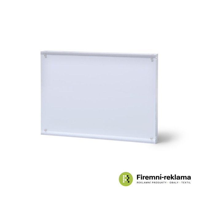 Magnetic Acrylic Ticket Stand - Colour: transparent, Media Size: A6 (105 x 148 mm)
