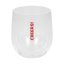 Custom printed plastic cup, transparent