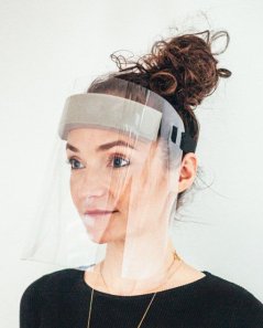 Protective face shield CPC 011 with logo