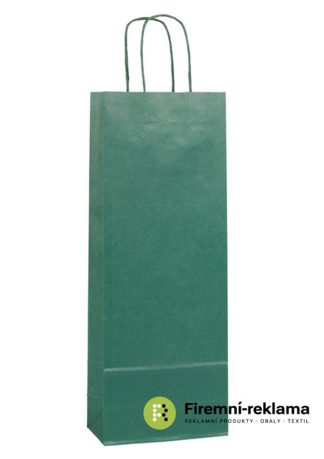 Papírová taška LONGER - Balení: 1ks, Barva: bílá, Velikost: 15x8x40cm
