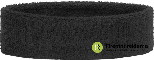 Terry Headband - Colour: black, Size: one size