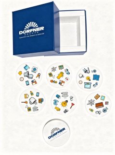 "Pairs" card game with custom-printed cards and a gift box. 56 cards / mini version: 32–34 cards. A promotional item for companies, brands, schools, and event organizers who want to combine fun with high visibility. A classic memory game based on finding matching pairs—ideal as a promotional item, corporate gift, educational aid, or original souvenir.