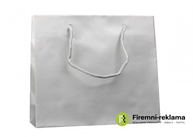 Paper bag SILVER - Packaging: 1pcs, Size: 16x8x25cm