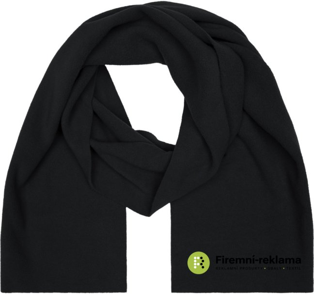 Fleece Scarf - Colour: black, Size: one size