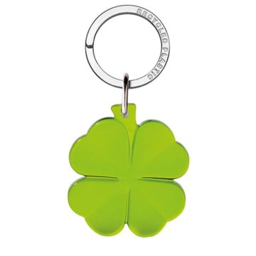 Lucky keyring, four-leaf clover keychain with custom printing