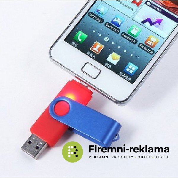 USB twister disk with OTG 8 GB - Packaging: 30pcs