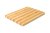 Wooden bamboo cutting board 33 x 25 cm - stripes