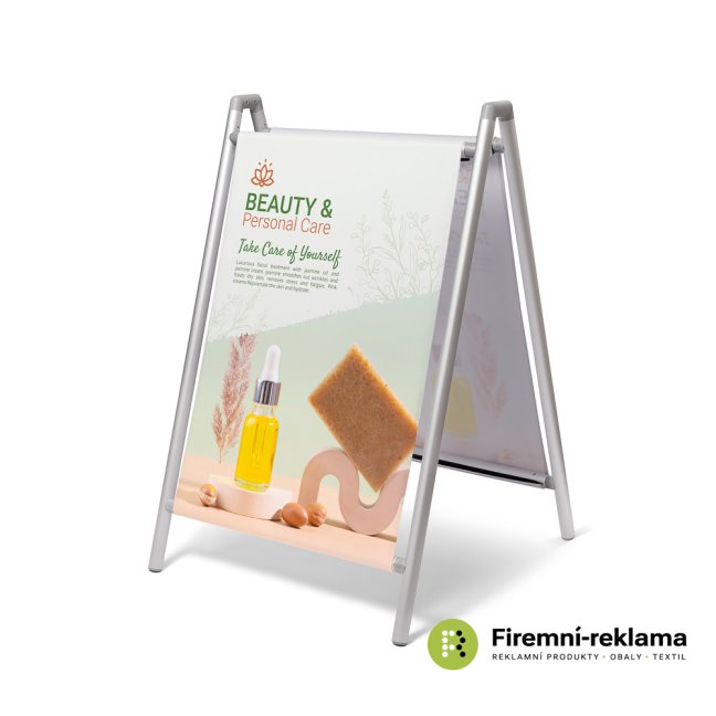 A-Board Fabric Move - Variant: A-Board Fabric Move Graphic with Velcro 70 x 100 cm, Media Size: 700 x 1000 mm
