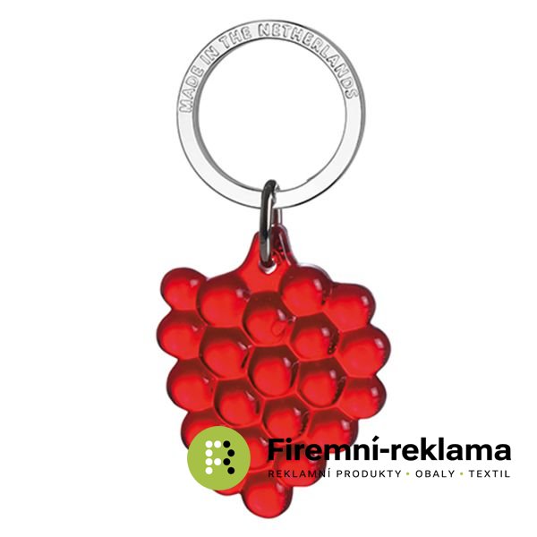 Grapes Keychain - Packaging: 1000pcs, Material: Acrylic, standard ring