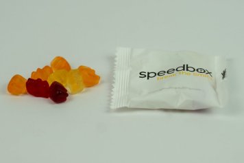 Reklamní želé bonbony - gumoví medvídci v sáčku s vlastním potiskem