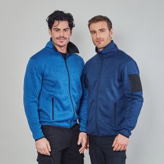 James Ross Pletená fleecová mikina Moena