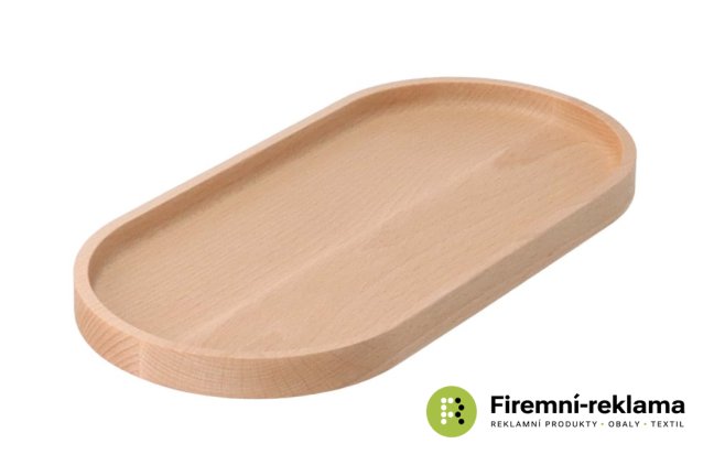 Wooden tray 25 x 12 cm - beech