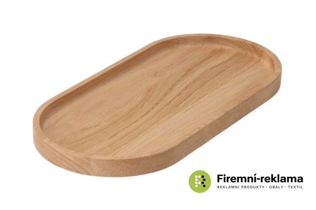 Wooden tray 25 x 12 cm - oak