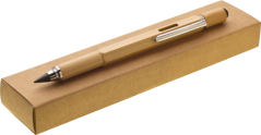 ATREZO multifunctional bamboo pencil 6-in-1 in paper packaging