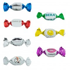 Candy with a colorful borders