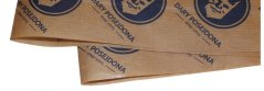 Brown food wrapping paper