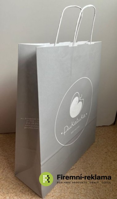 Paper bags with print and twist handles - Packaging: 3000pcs, Bag material: paper