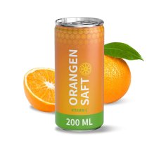 Pomerančový džus v plechovce 250ml