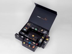 Calendar box 13 fields without filling - Variant A: Rigid box with magnetic closure