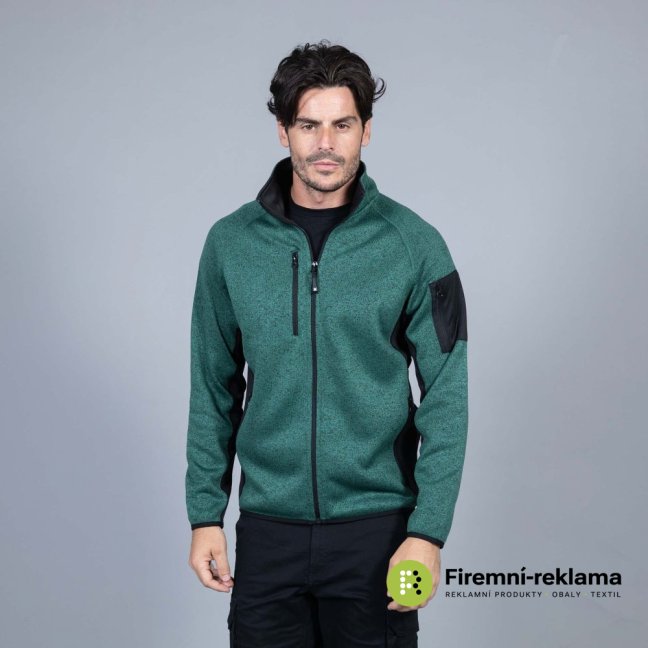 James Ross Knitted fleece Monviso Man - Colour: black, Size: S
