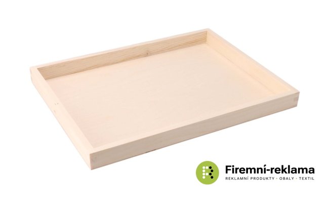 Wooden serving tray 40 x 30 cm