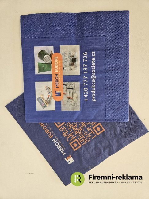 Paper napkins with full digital printing - Packaging: 480pcs