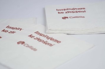 Custom printed paper napkins