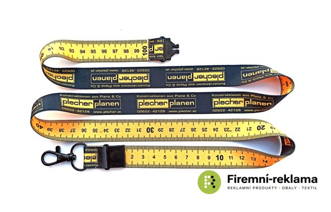 rPET Promotion Lanyard with printed Meter Scale - Packaging: 10000pcs
