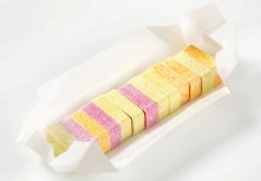 Promotional rectangular fruit candy