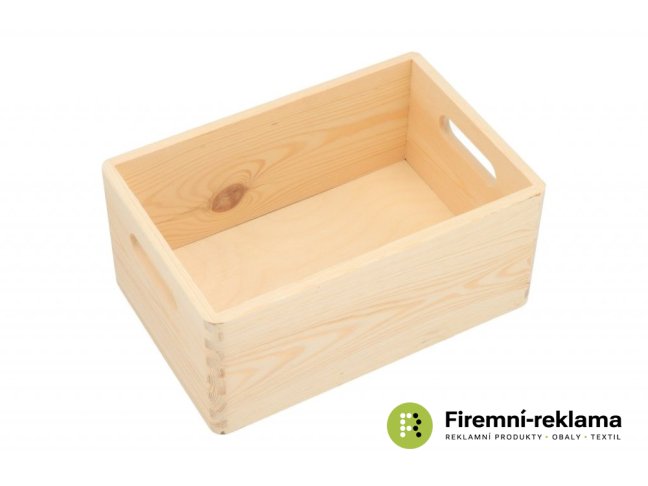 Firemní dárek - Dřevěný box 30 x 20 x 14 cm