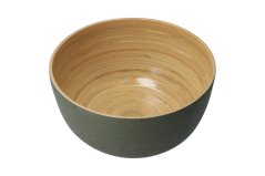 Bamboo bowl concrete - 25 cm