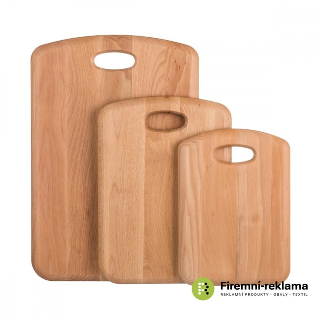 Set of 3 premium wooden cutting boards