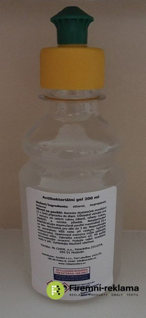 Virucidní gel na ruce 200ml SKLADEM - Balení: 250ks
