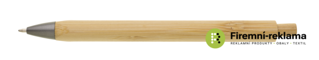 TRILO triangular ballpoint pen - bamboo and metal