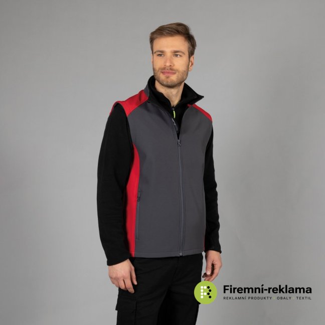 James Ross Waistcoats Campiglio - Colour: black/grey, Size: S