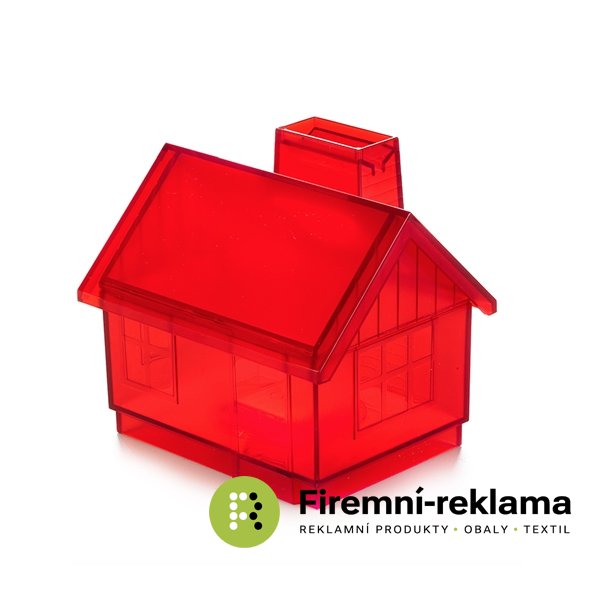 Transparent money box Red Sweet Home
