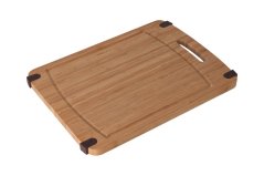 Bamboo non-slip cutting board - large