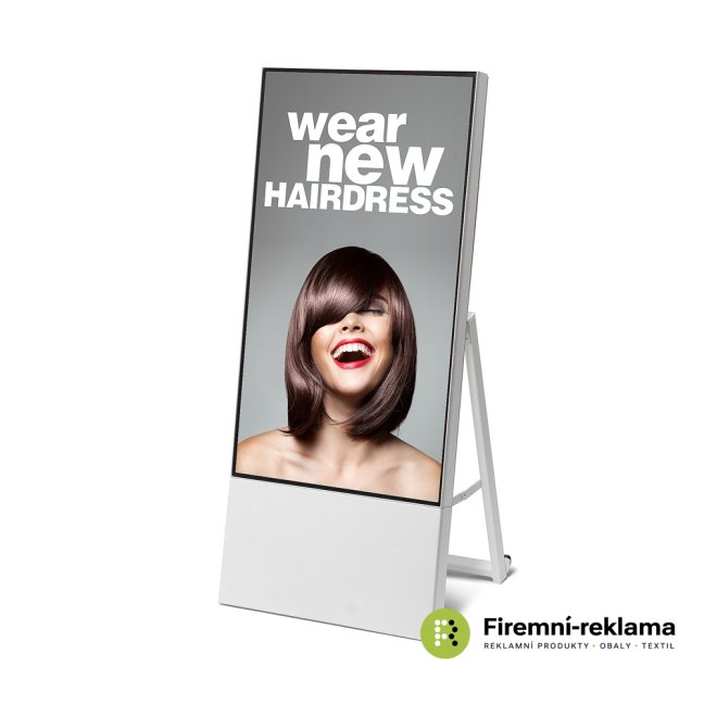 Smart Line A-Board - Colour: white, silver, Media Size: 43"