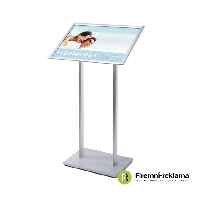 Menu Board design Standard - Colour: silver, Media Size: A2 (420 x 594 mm), Typ rohů: Mitred Corners