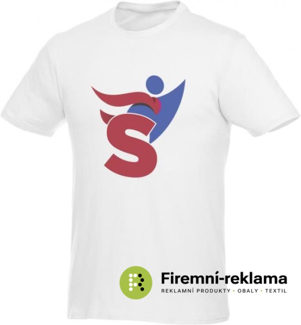 Men's t-shirt Heros with print - Colour: burgundy
