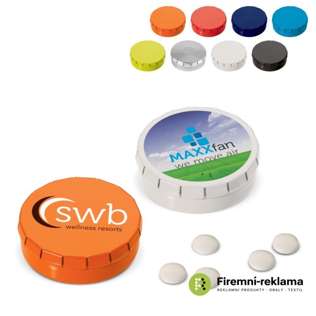 Colours of clic clac boxes for one-colour printing - mint pastilles