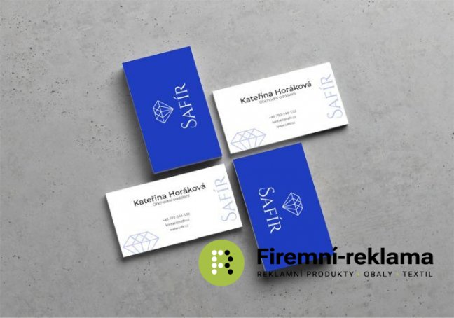 Business cards 85x55mm - Packaging: 250pcs