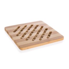 Square bamboo mat for the pot - 18 cm