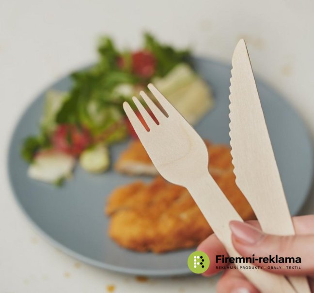 Disposable wooden knife - 100 pcs.