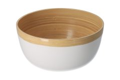 Bamboo bowl cream - 25 cm