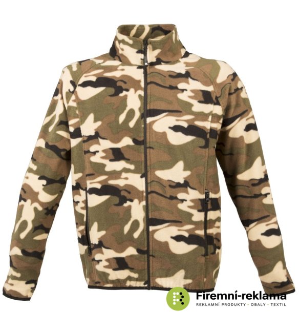 James Ross Polar fleece Metz Man - Colour: camouflage green, Size: XS